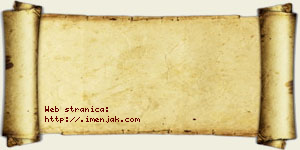 Jovana Šljapić vizit kartica